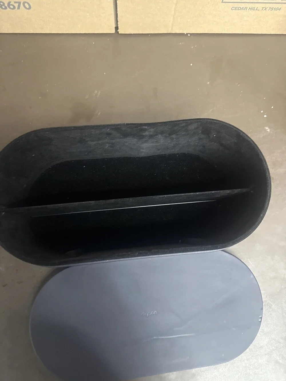 Genuine DYSON Airwrap Presentation *CASE ONLY* Prussian Navy Blue Storage Box
